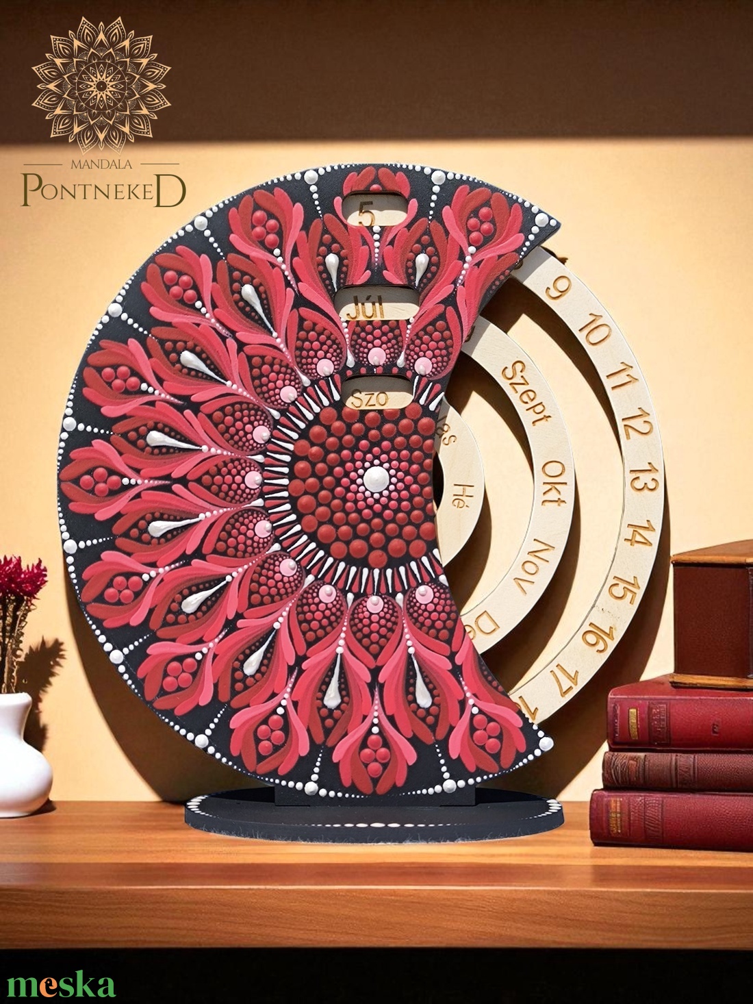 Mandala öröknaptár, álló (20 cm átmérőjű) - otthon & életmód - dekoráció - fali és függő dekoráció - falinaptár & öröknaptár - Meska.hu Mandala öröknaptár, álló (20 cm átmérőjű) - otthon & életmód - dekoráció - fali és függő dekoráció - falinaptár & öröknaptár - Meska.hu
