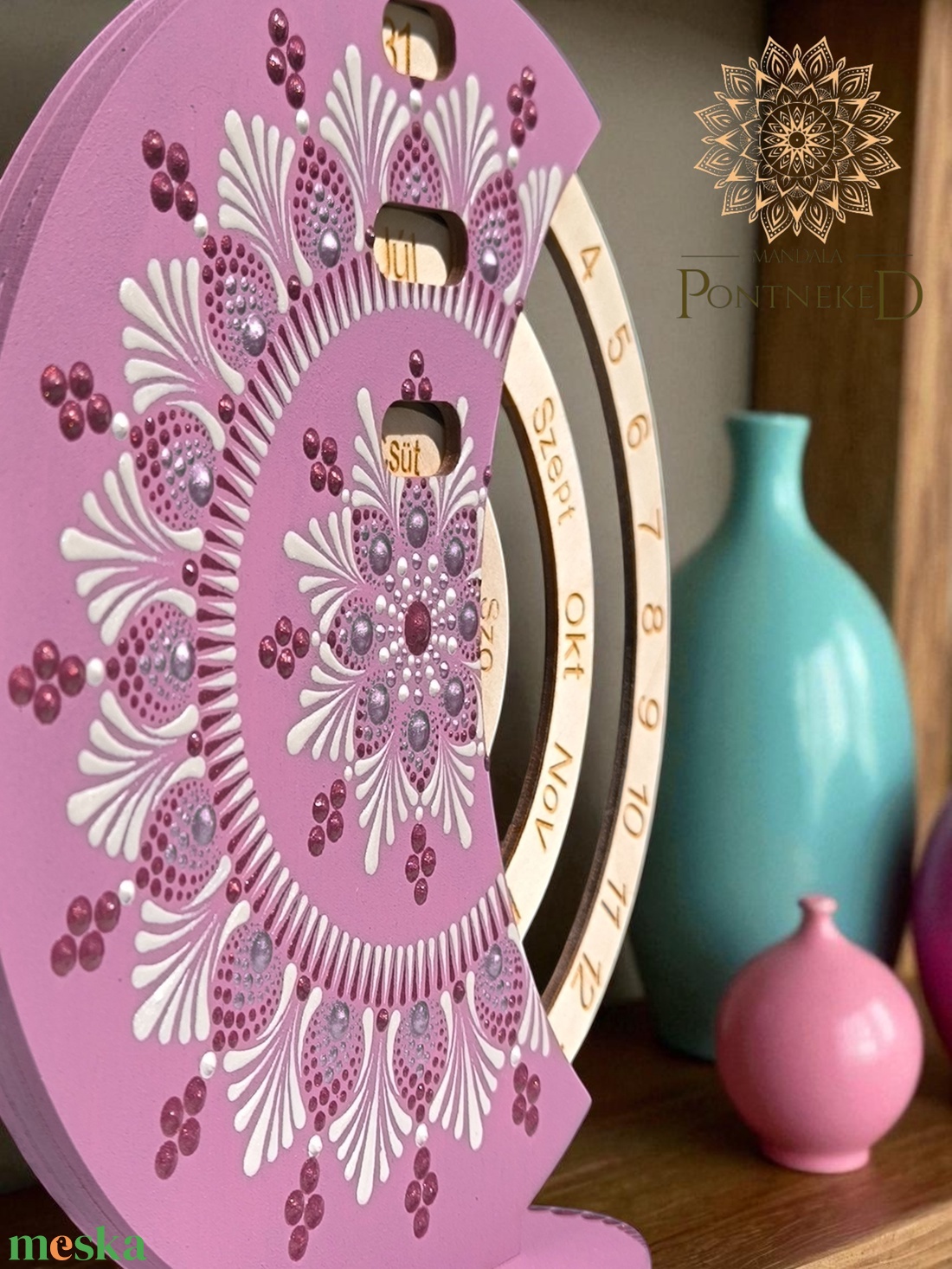 Mandala öröknaptár, álló (20 cm átmérőjű) - otthon & életmód - dekoráció - fali és függő dekoráció - falinaptár & öröknaptár - Meska.hu Mandala öröknaptár, álló (20 cm átmérőjű) - otthon & életmód - dekoráció - fali és függő dekoráció - falinaptár & öröknaptár - Meska.hu