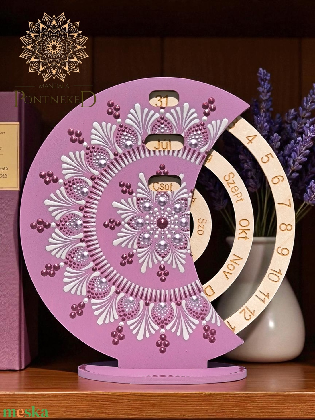 Mandala öröknaptár, álló (20 cm átmérőjű) - otthon & életmód - dekoráció - fali és függő dekoráció - falinaptár & öröknaptár - Meska.hu Mandala öröknaptár, álló (20 cm átmérőjű) - otthon & életmód - dekoráció - fali és függő dekoráció - falinaptár & öröknaptár - Meska.hu