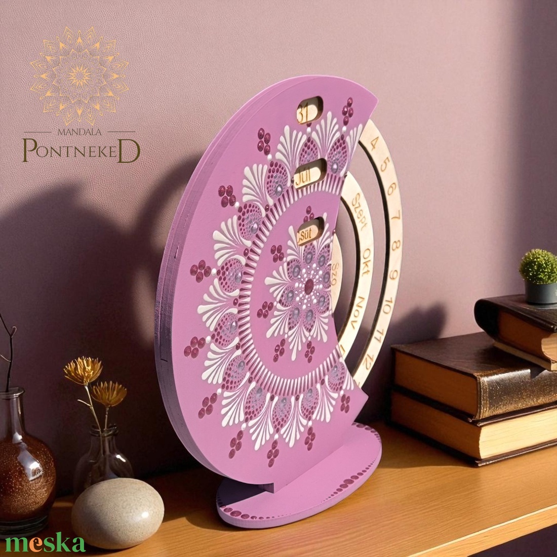 Mandala öröknaptár, álló (20 cm átmérőjű) - otthon & életmód - dekoráció - fali és függő dekoráció - falinaptár & öröknaptár - Meska.hu Mandala öröknaptár, álló (20 cm átmérőjű) - otthon & életmód - dekoráció - fali és függő dekoráció - falinaptár & öröknaptár - Meska.hu