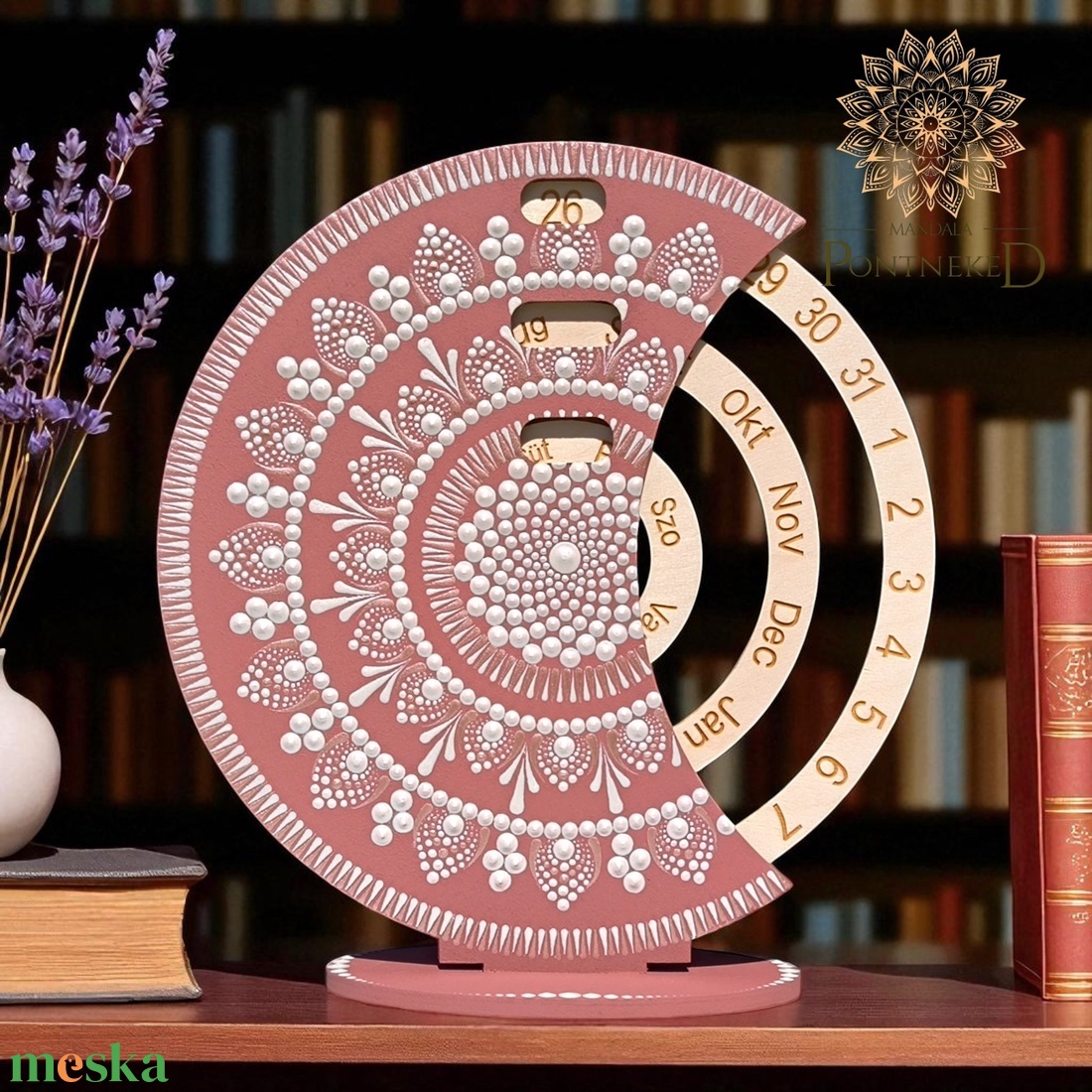 Mandala öröknaptár, vintage lila, álló (20 cm átmérőjű) - otthon & életmód - dekoráció - fali és függő dekoráció - falinaptár & öröknaptár - Meska.hu Mandala öröknaptár, vintage lila, álló (20 cm átmérőjű) - otthon & életmód - dekoráció - fali és függő dekoráció - falinaptár & öröknaptár - Meska.hu