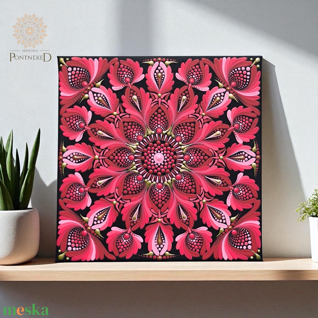Térharmonizáló mandala - vászonkép - otthon & életmód - dekoráció - kép & falikép - vászonkép - Meska.hu Térharmonizáló mandala - vászonkép - otthon & életmód - dekoráció - kép & falikép - vászonkép - Meska.hu