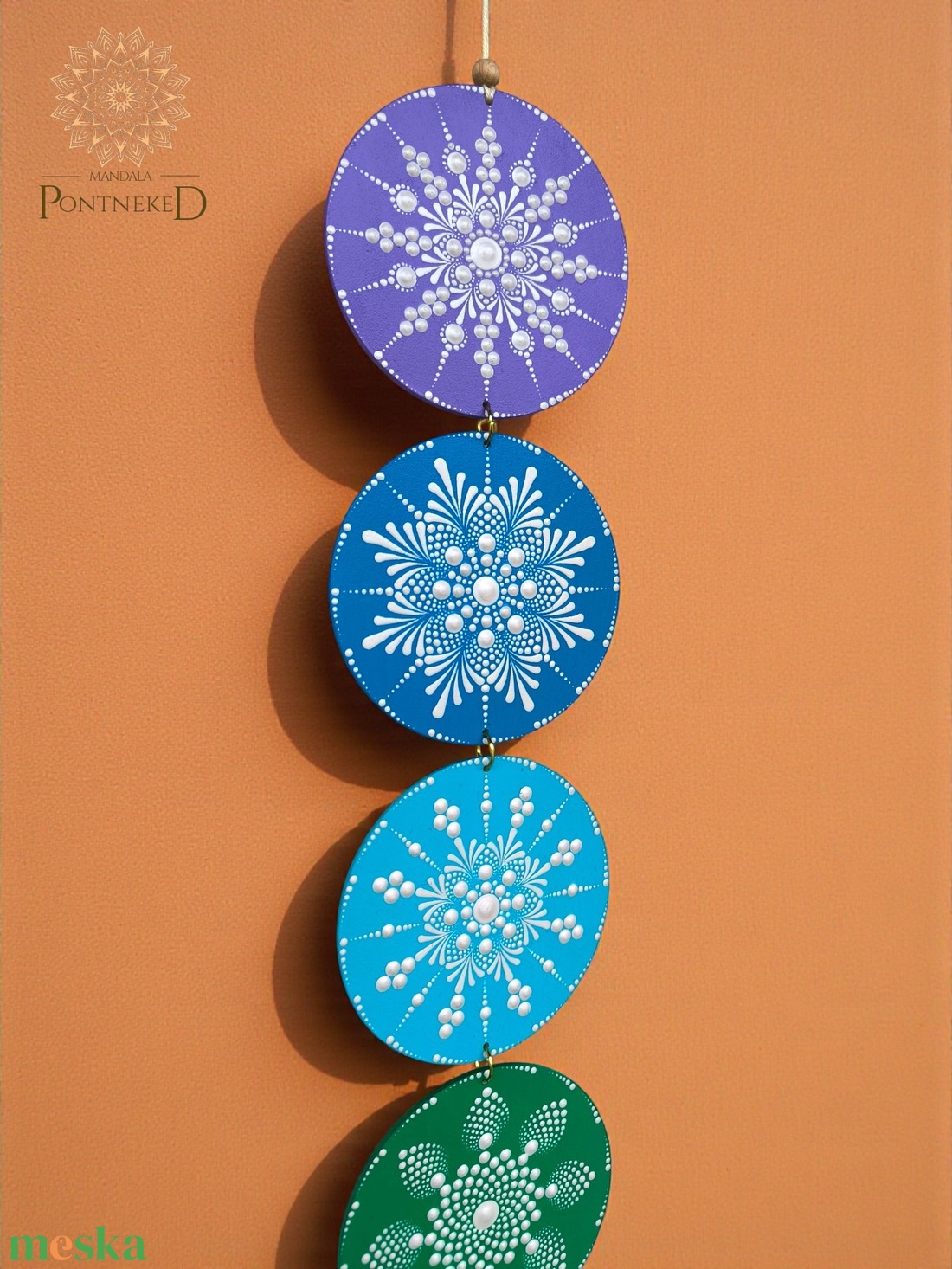 Csakrasor, falidísz - otthon & életmód - dekoráció - spiritualitás - mandala - Meska.hu