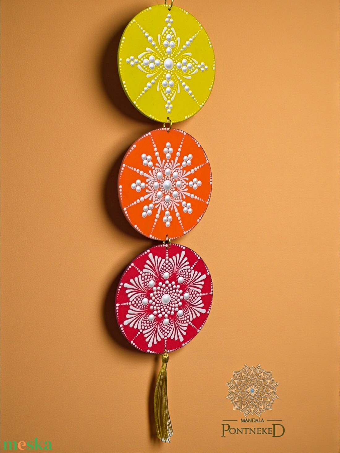 Csakrasor, falidísz - otthon & életmód - dekoráció - spiritualitás - mandala - Meska.hu