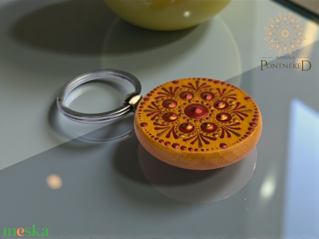 Mandala kulcstartó - táska & tok - kulcstartó & táskadísz - kulcstartó - Meska.hu