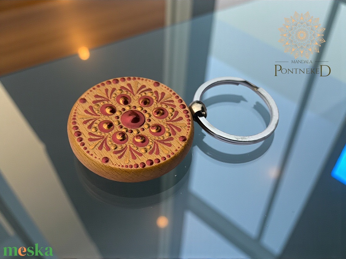 Mandala kulcstartó - táska & tok - kulcstartó & táskadísz - kulcstartó - Meska.hu