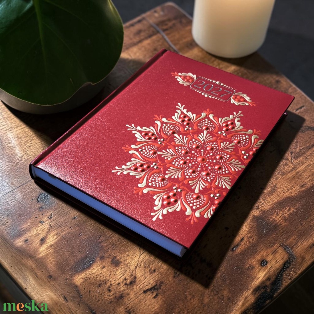 Mandalás határidőnapló 2027 - otthon & életmód - papír, írószer - jegyzetfüzet & napló - Meska.hu