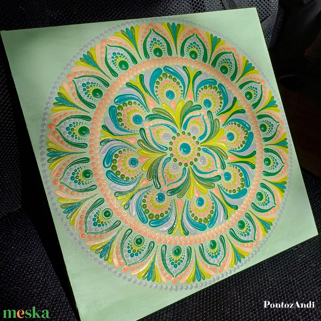 Citrus mandala - művészet - festmény - akril - Meska.hu Citrus mandala - művészet - festmény - akril - Meska.hu