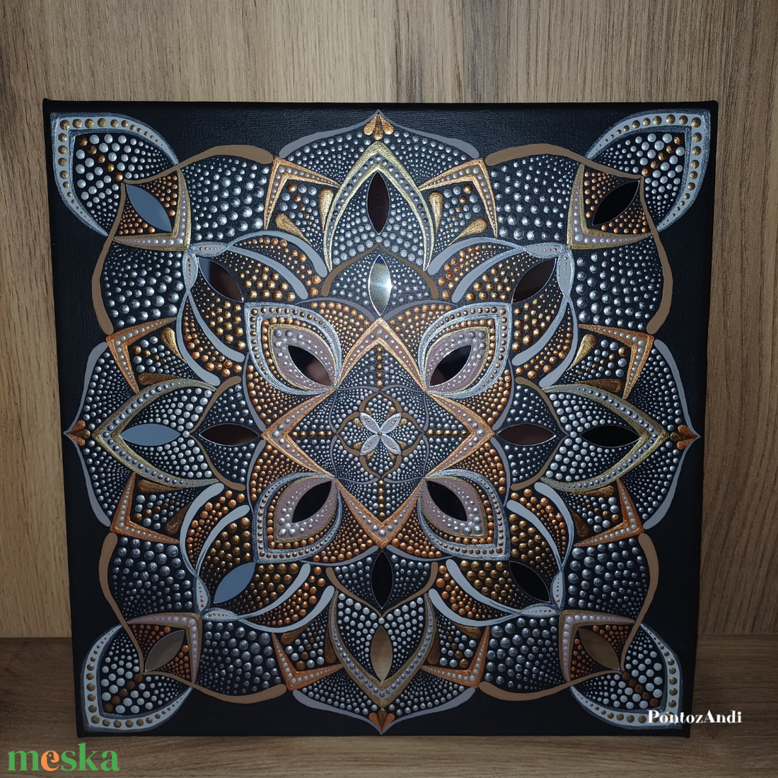 Új élmény mandala - művészet - festmény - akril - Meska.hu Új élmény mandala - művészet - festmény - akril - Meska.hu