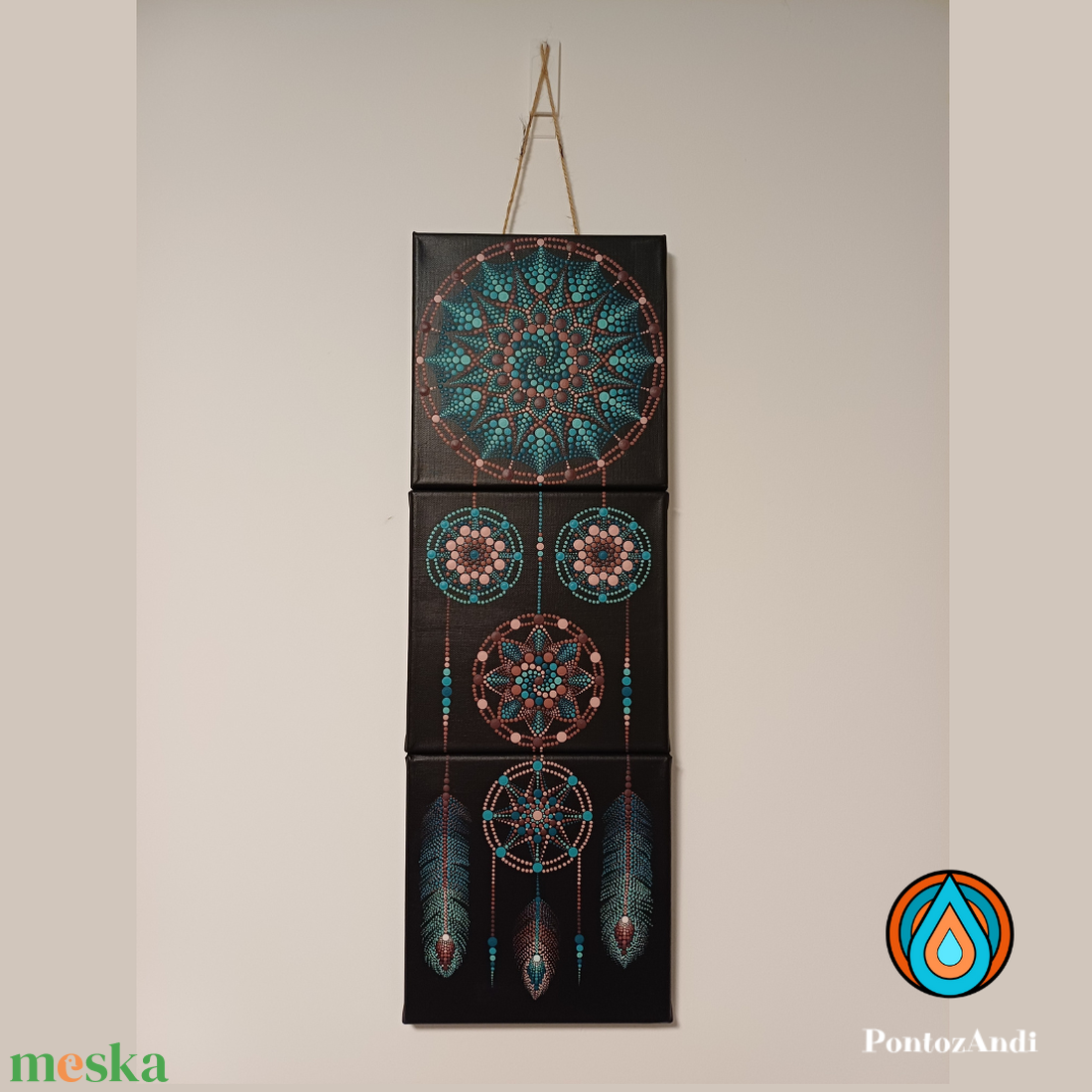 Álomfogó  - művészet - festmény - akril - Meska.hu