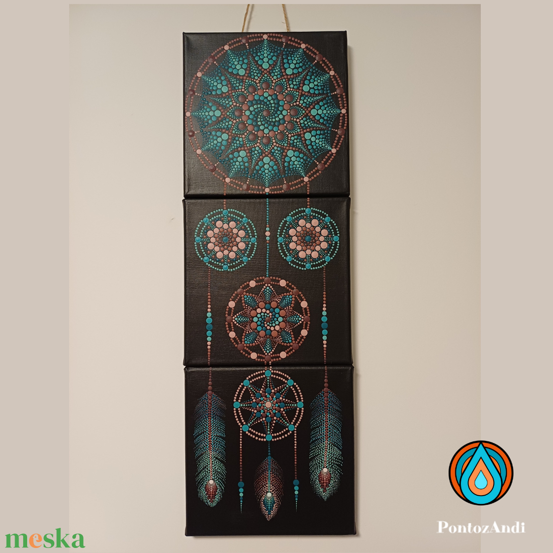 Álomfogó  - művészet - festmény - akril - Meska.hu