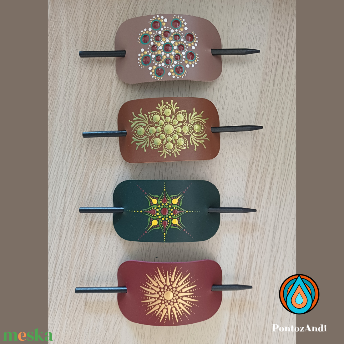 Hajbefogó pálcával / pálcás hajdísz - ruha & divat - hajdísz & hajcsat - hajdísz - Meska.hu