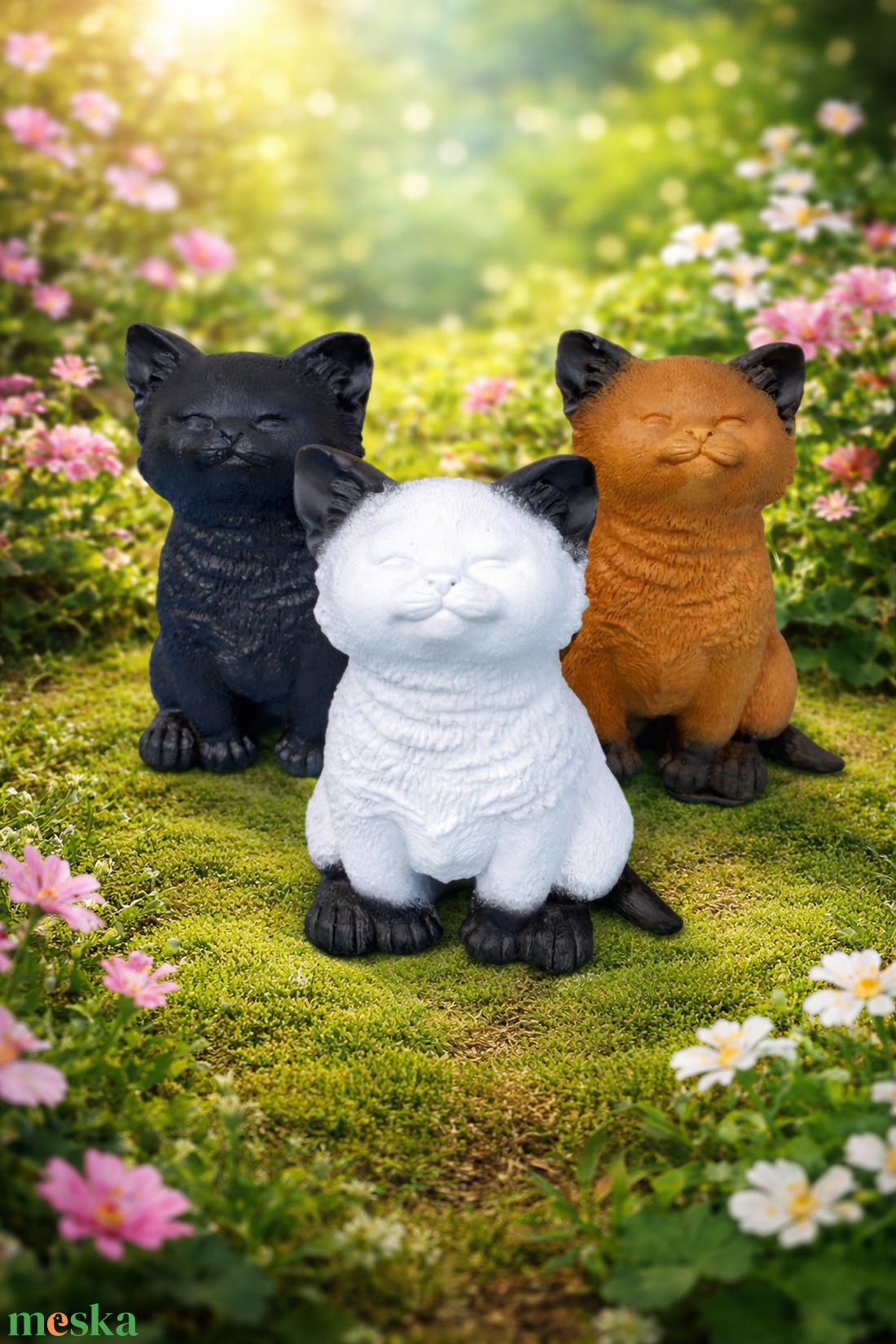 Ülőcica - otthon & életmód - dekoráció - dekoratív figurák és szobrok - Meska.hu