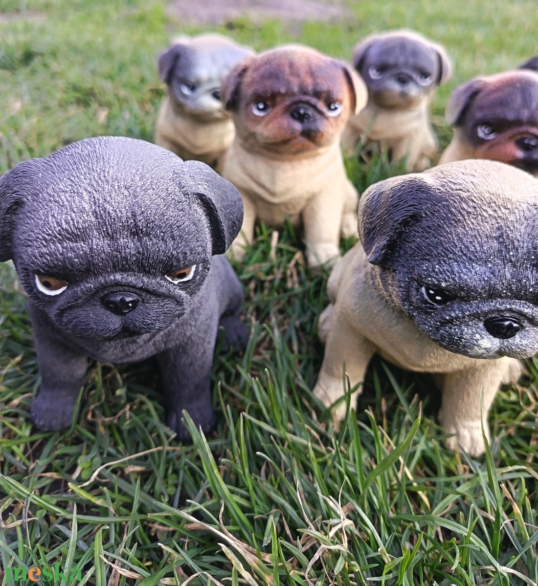 Mops kutya - otthon & életmód - dekoráció - dekoratív figurák és szobrok - Meska.hu