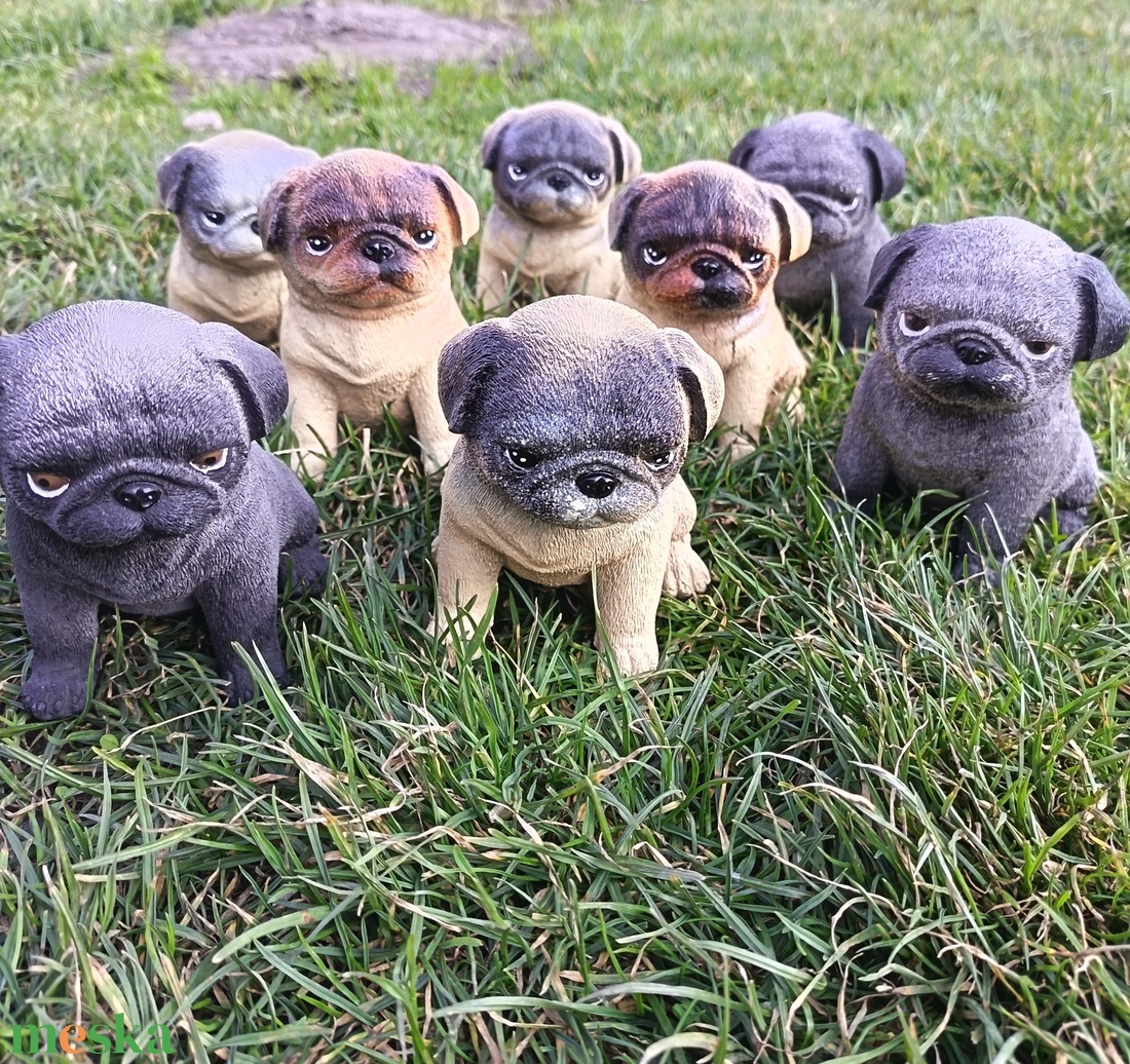 Mops kutya - otthon & életmód - dekoráció - dekoratív figurák és szobrok - Meska.hu