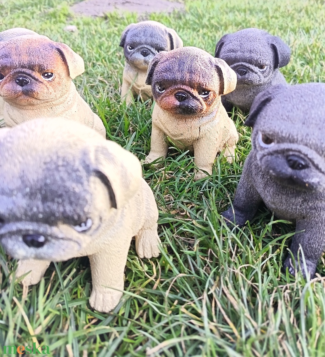 Mops kutya - otthon & életmód - dekoráció - dekoratív figurák és szobrok - Meska.hu