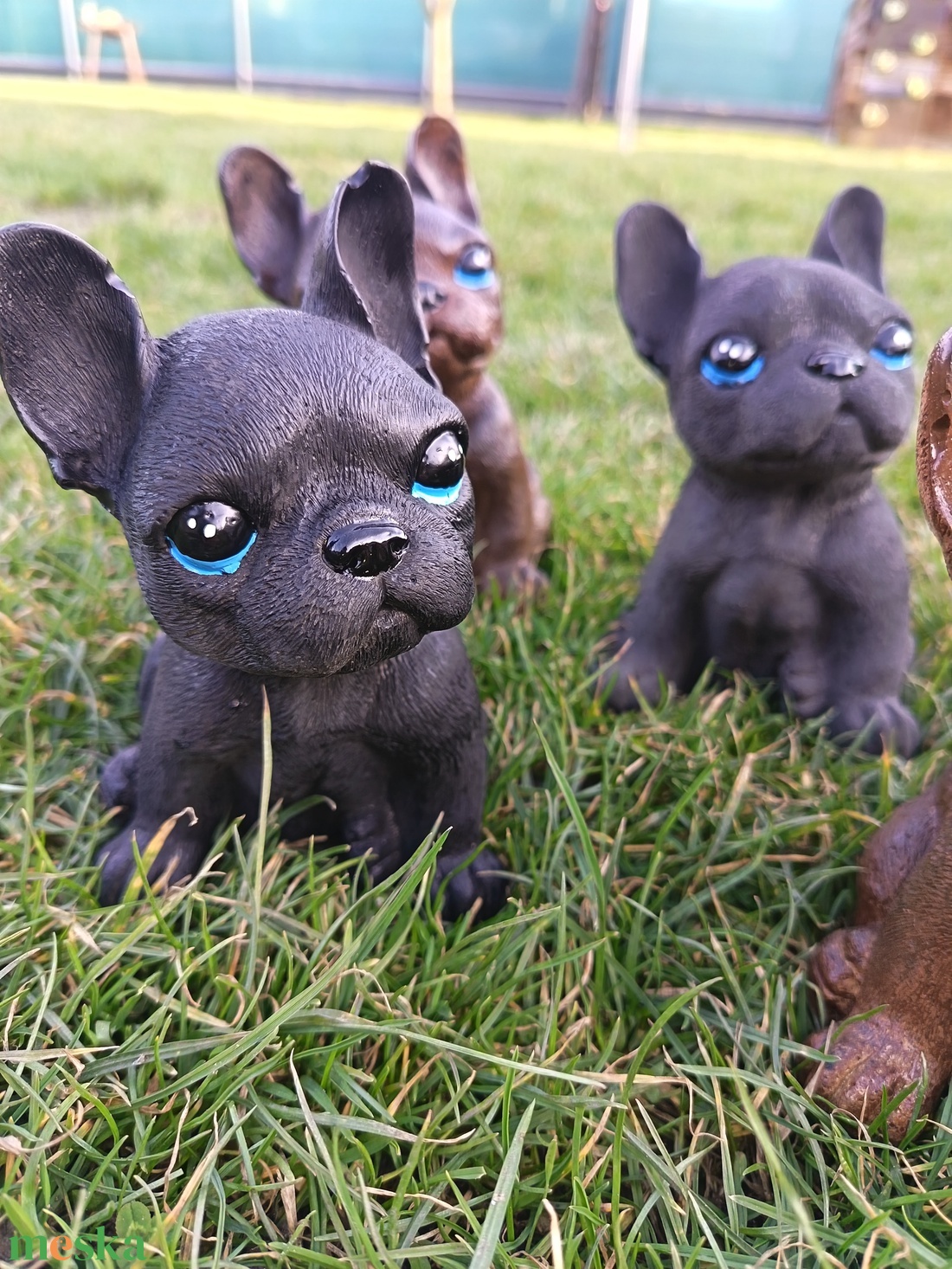 Francia bulldog  - otthon & életmód - dekoráció - dekoratív figurák és szobrok - Meska.hu