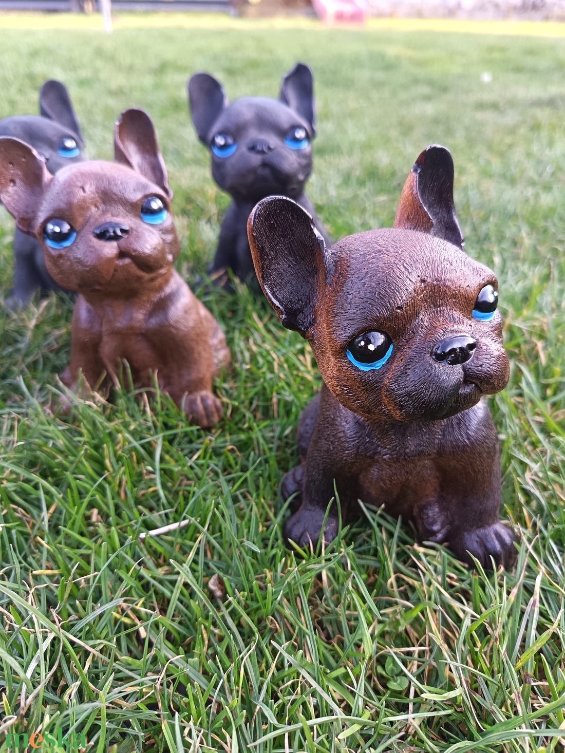 Francia bulldog  - otthon & életmód - dekoráció - dekoratív figurák és szobrok - Meska.hu