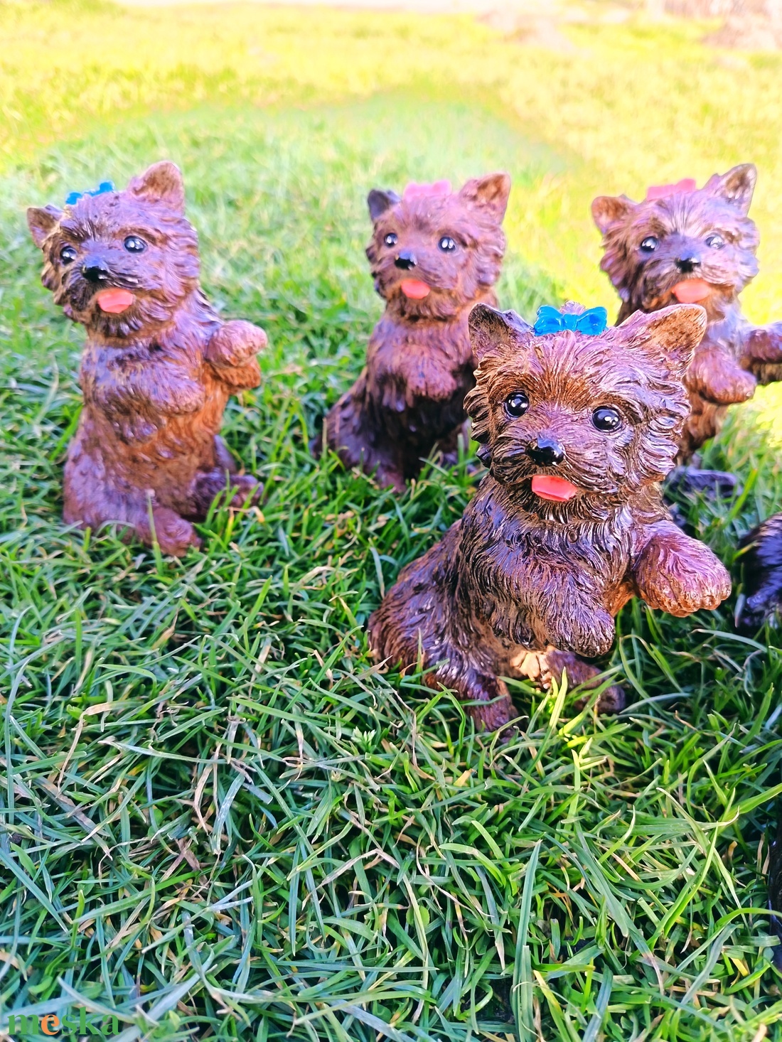 Yorki kutyus - otthon & életmód - dekoráció - dekoratív figurák és szobrok - Meska.hu