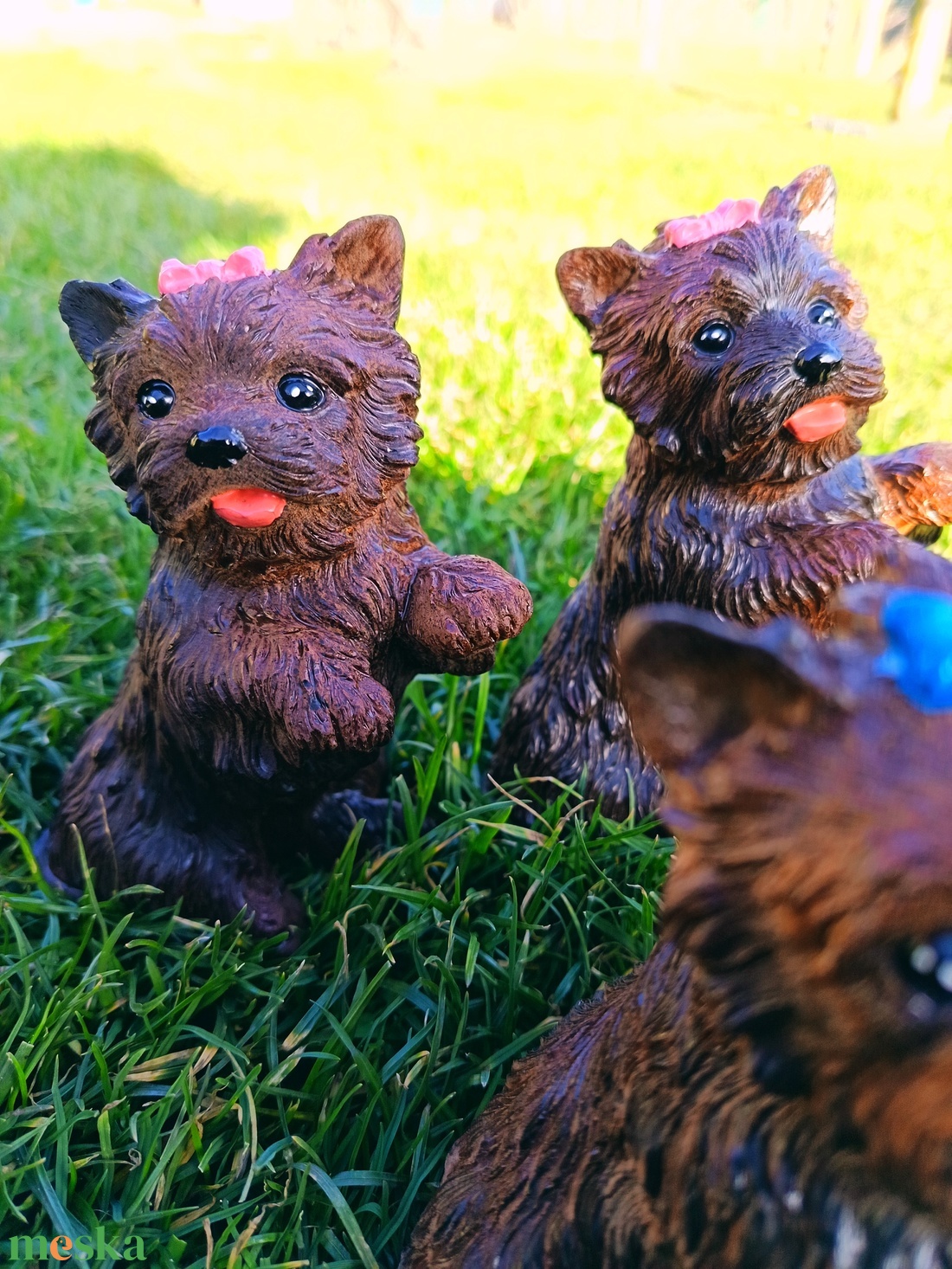 Yorki kutyus - otthon & életmód - dekoráció - dekoratív figurák és szobrok - Meska.hu