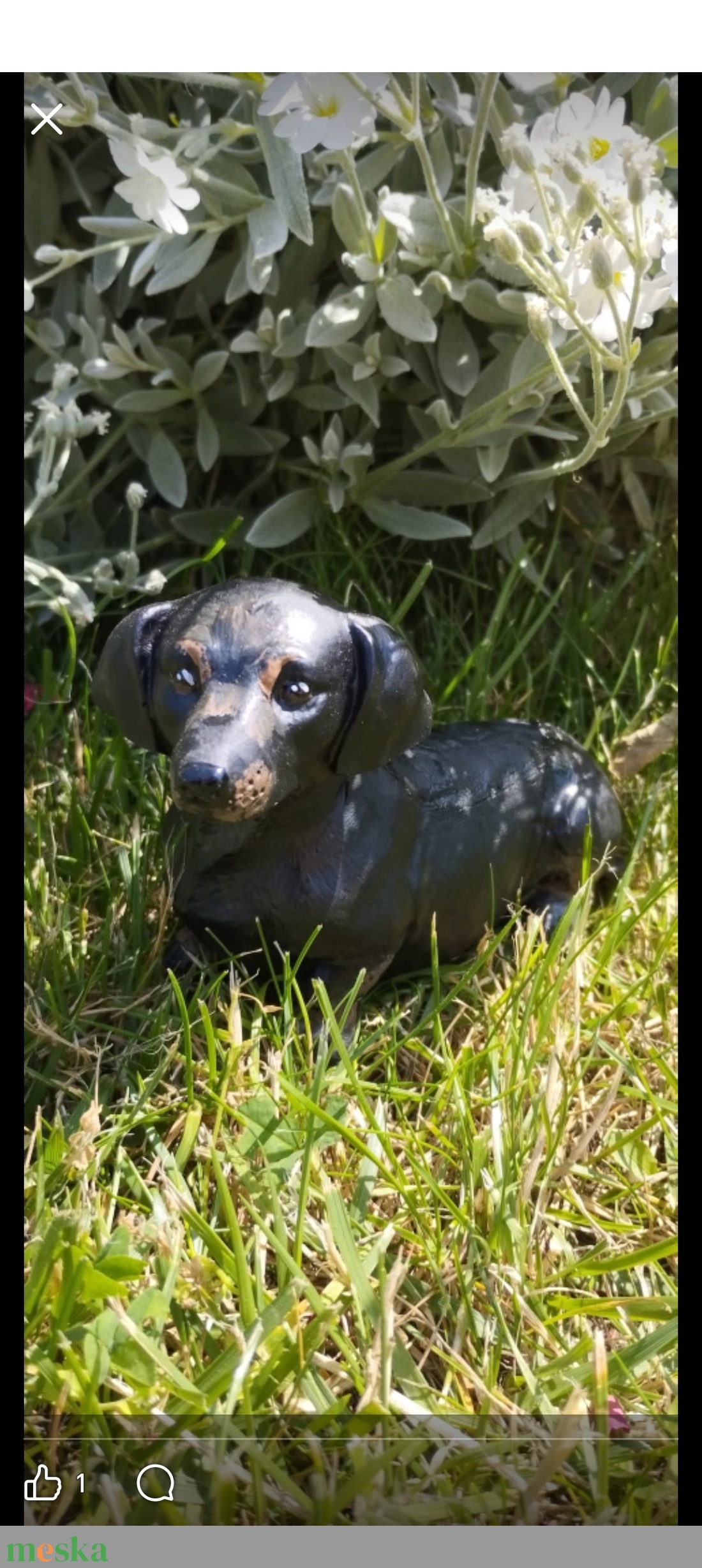 Tacskó kiskutyák  - otthon & életmód - dekoráció - dekoratív figurák és szobrok - Meska.hu