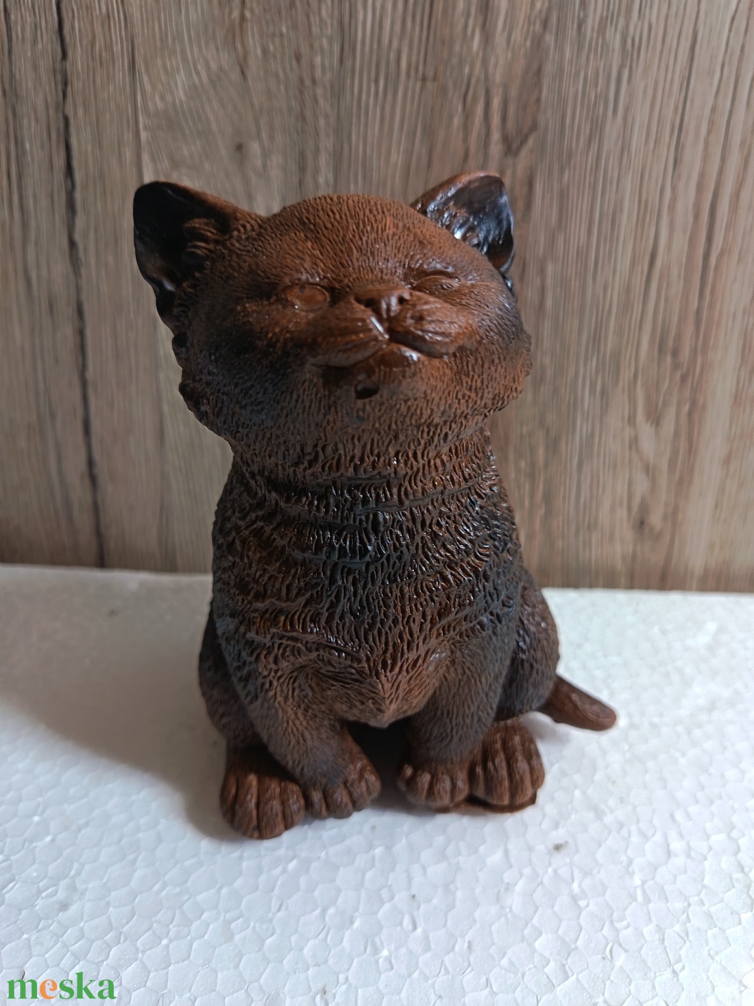 Ülőcica - otthon & életmód - dekoráció - dekoratív figurák és szobrok - Meska.hu