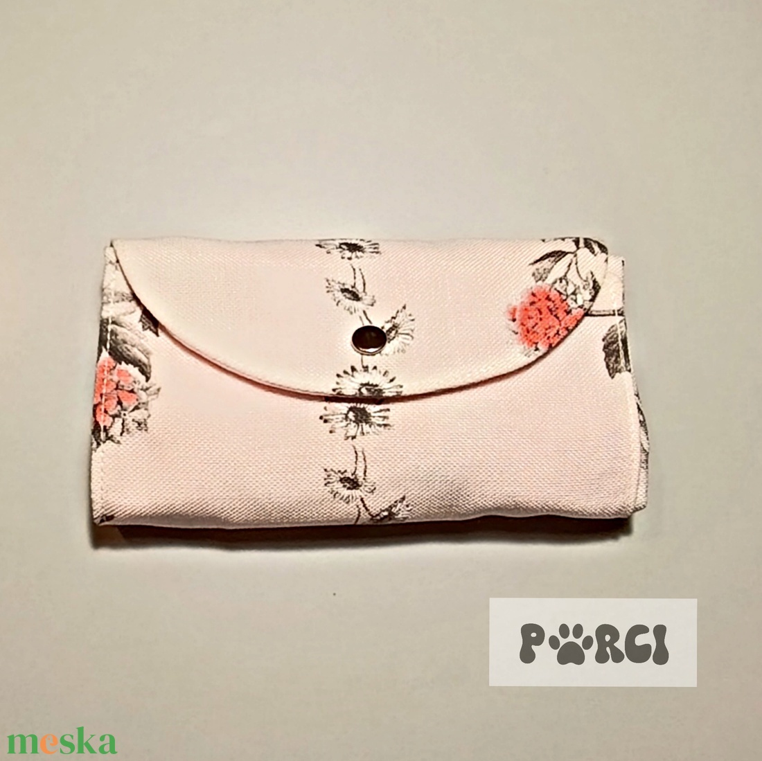 bevásárló szatyor-virág mintás - táska & tok - bevásárlás & shopper táska - shopper, textiltáska, szatyor - Meska.hu