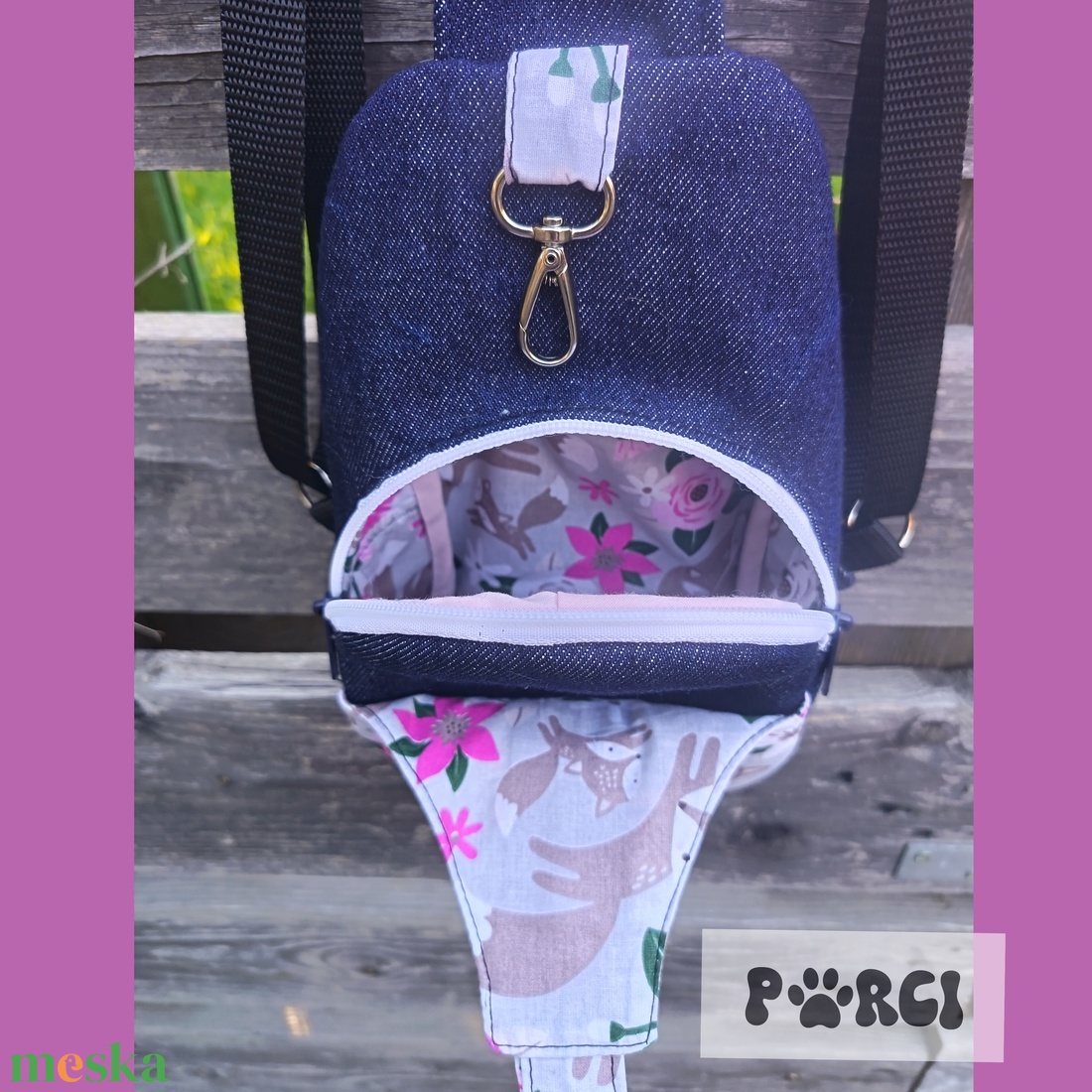 Ovis / Bölcsis hátizsák - rókás - játék & sport - ovis felszerelés - egyéb ovis kiegészítő - Meska.hu