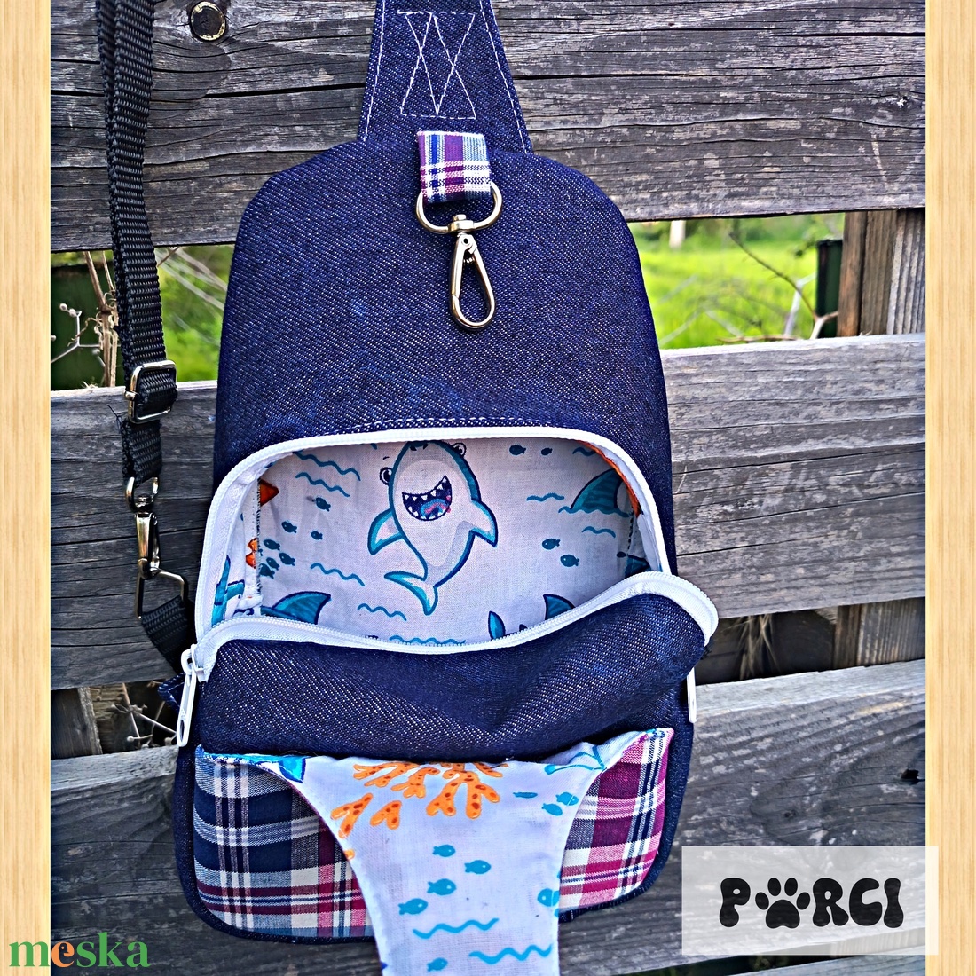 Városi kishátizsák - táska & tok - hátizsák - kishátizsák - Meska.hu