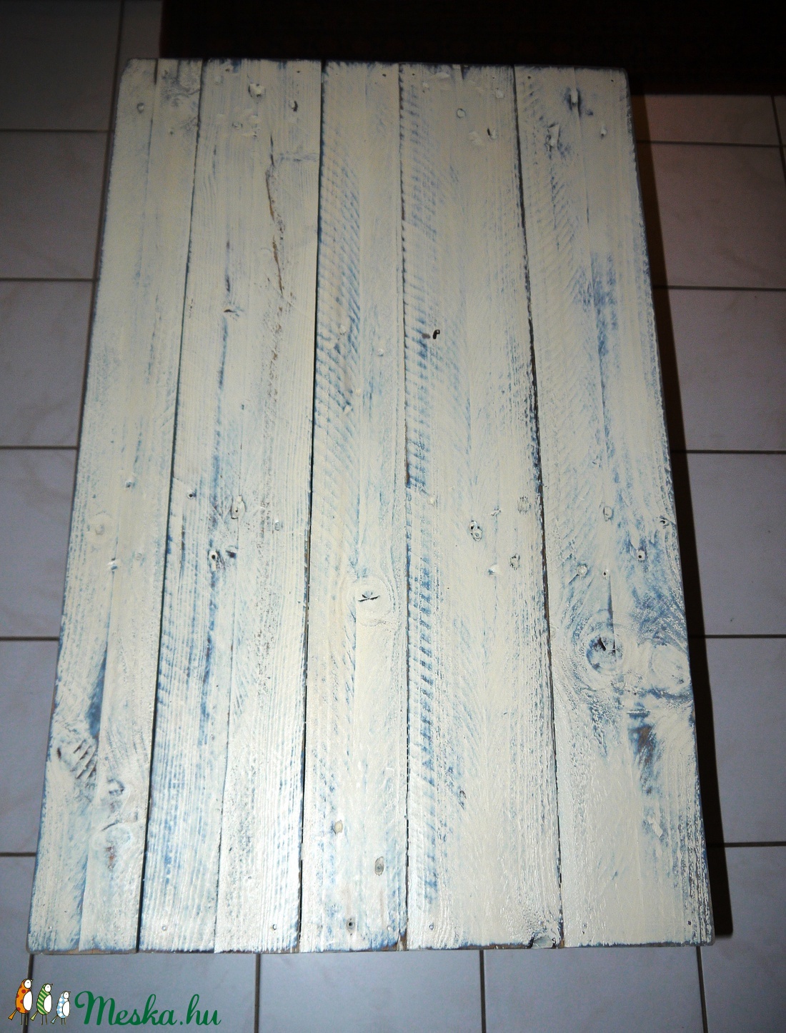 Shabby chic deszka dohányzóasztal -  - Meska.hu