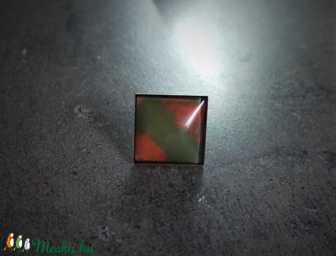 Festettüveg gyűrű Army (2,5x2,5 cm) - INGYEN POSTA - ékszer - gyűrű - üveglencsés gyűrű - Meska.hu Festettüveg gyűrű Army (2,5x2,5 cm) - INGYEN POSTA - ékszer - gyűrű - üveglencsés gyűrű - Meska.hu