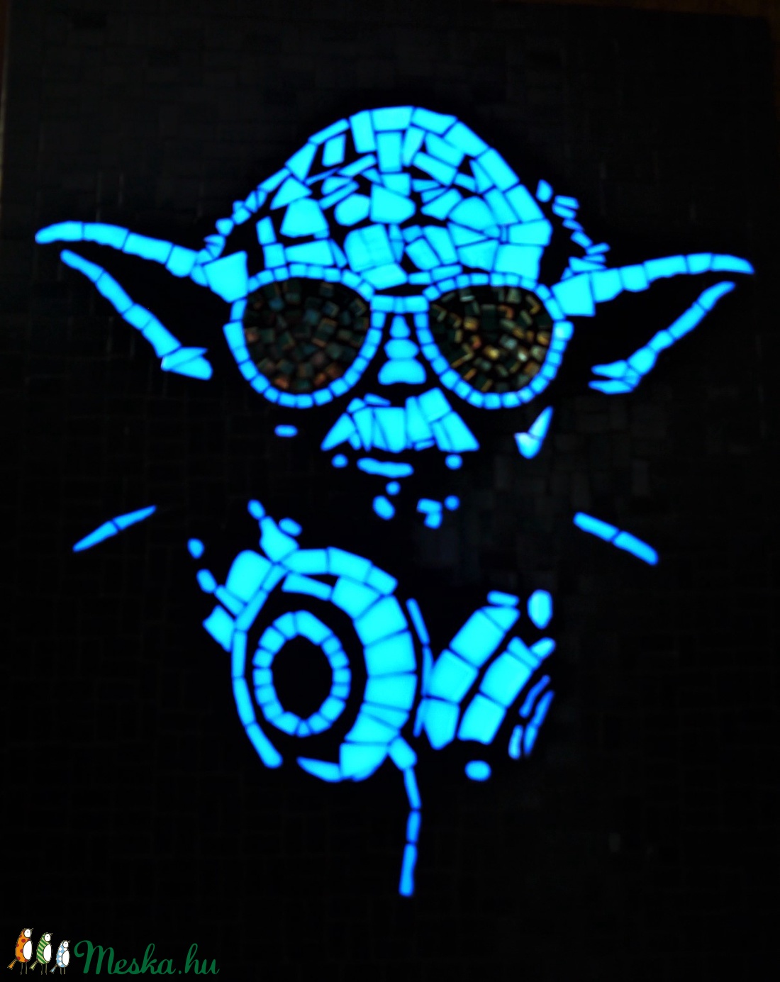 REKREDENC - DJ Yoda - foszforeszkáló mozaik kép - otthon & életmód - dekoráció - kép & falikép - mozaik kép - Meska.hu REKREDENC - DJ Yoda - foszforeszkáló mozaik kép - otthon & életmód - dekoráció - kép & falikép - mozaik kép - Meska.hu