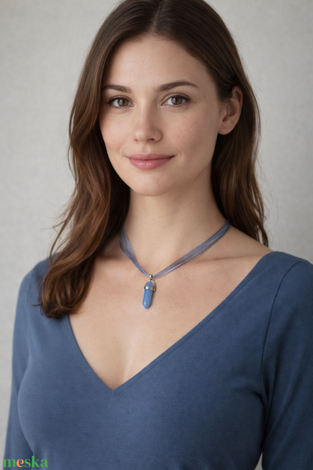 Kristályforma medálok, színes organza szalagon /több féle/   - INGYEN POSTA - ékszer - nyaklánc - medálos nyaklánc - Meska.hu