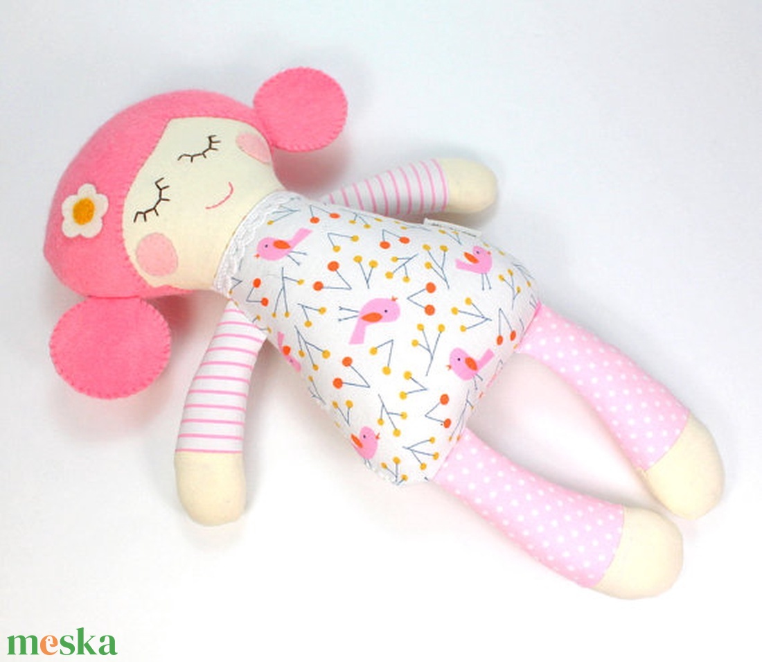 Kislány Baba, Játékbaba, Textilbaba, Rongybaba, Textil Játék- Rózsaszín Arany Kismadaras Bella - - Meska.hu Kislány Baba, Játékbaba, Textilbaba, Rongybaba, Textil Játék- Rózsaszín Arany Kismadaras Bella - - Meska.hu