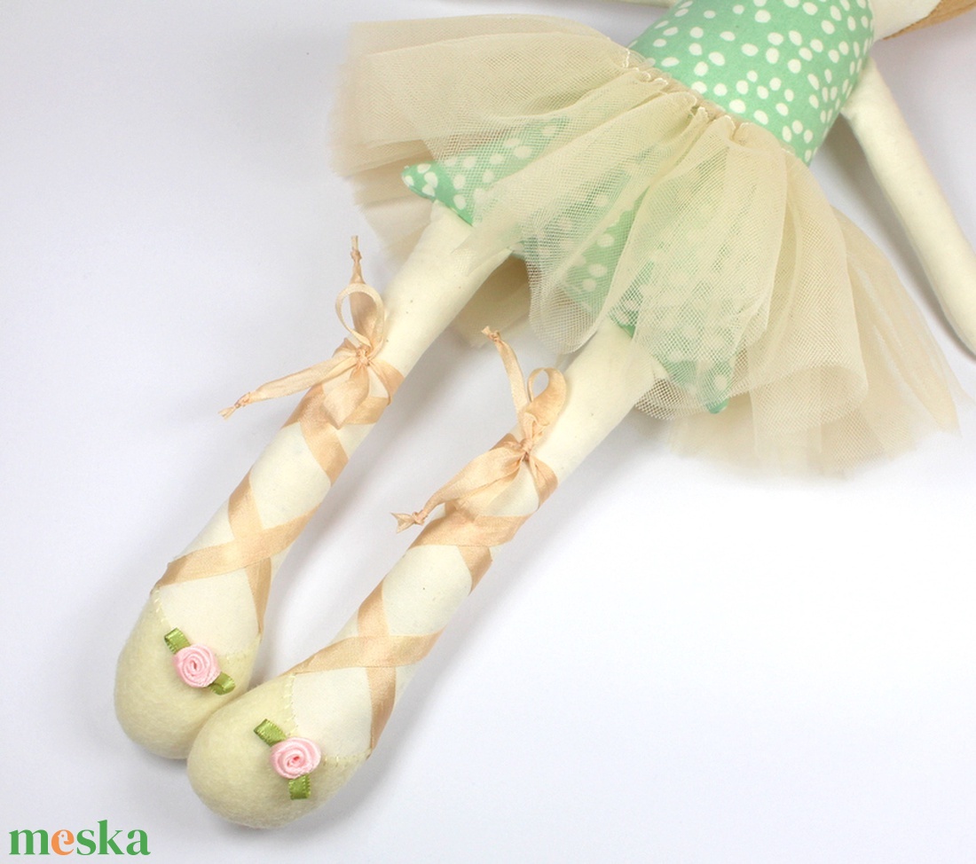 Balerina Baba Rongybaba Játékbaba  Textiljáték Amélia -  - Meska.hu