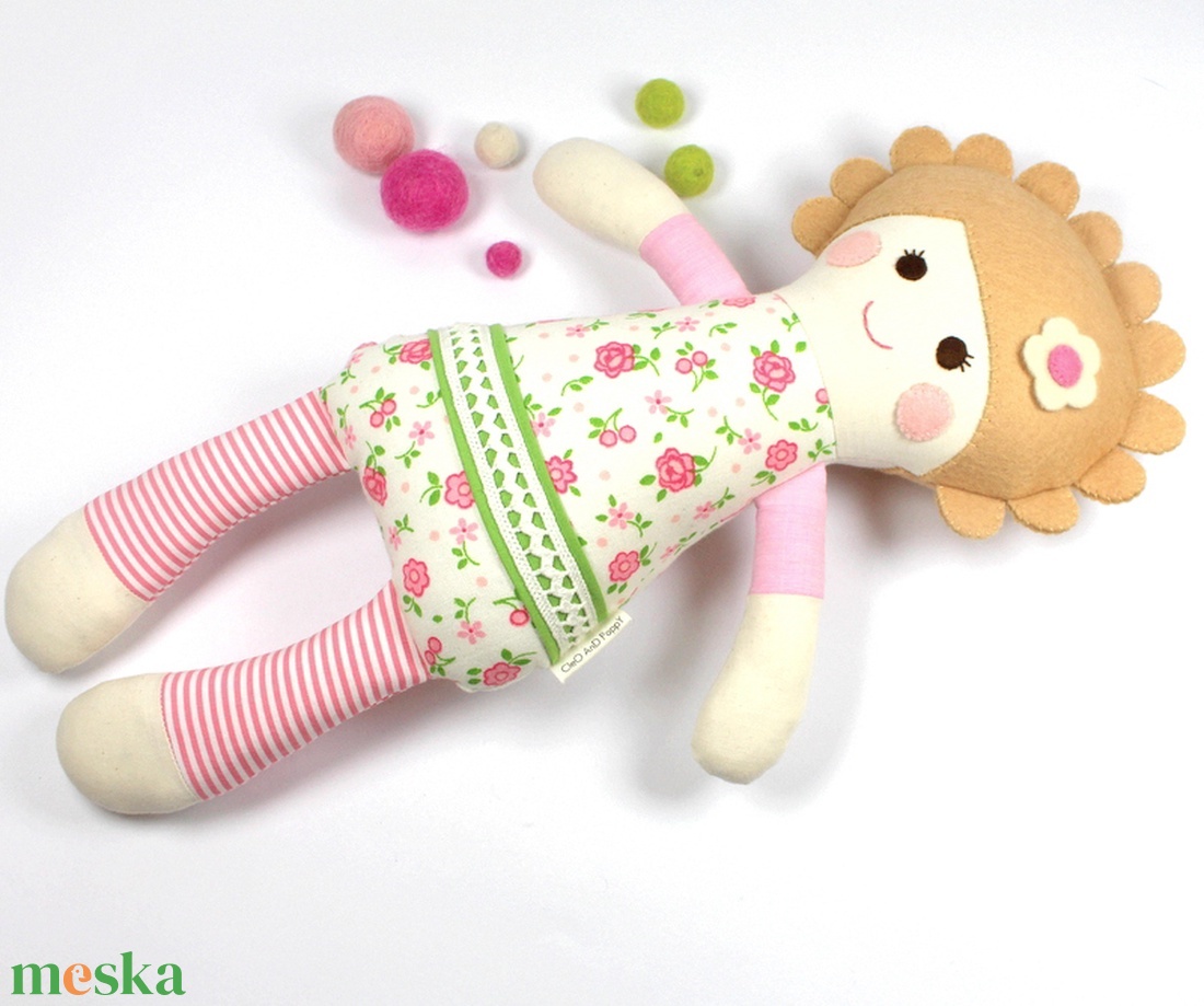Kislány Baba, Játékbaba, Textilbaba, Rongybaba, Textil Játék- Rózsaszín Zöld Virágos Bella - játék & sport - baba & babaház - baba - Meska.hu Kislány Baba, Játékbaba, Textilbaba, Rongybaba, Textil Játék- Rózsaszín Zöld Virágos Bella - játék & sport - baba & babaház - baba - Meska.hu