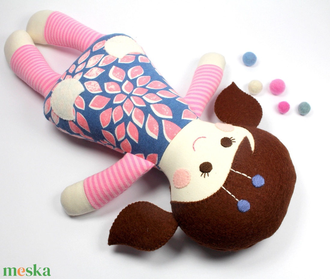Kislány Baba, Játékbaba, Textilbaba, Rongybaba, Textil Játék- Rózsaszín Kék Virágos Bella - játék & sport - baba & babaház - baba - Meska.hu Kislány Baba, Játékbaba, Textilbaba, Rongybaba, Textil Játék- Rózsaszín Kék Virágos Bella - játék & sport - baba & babaház - baba - Meska.hu