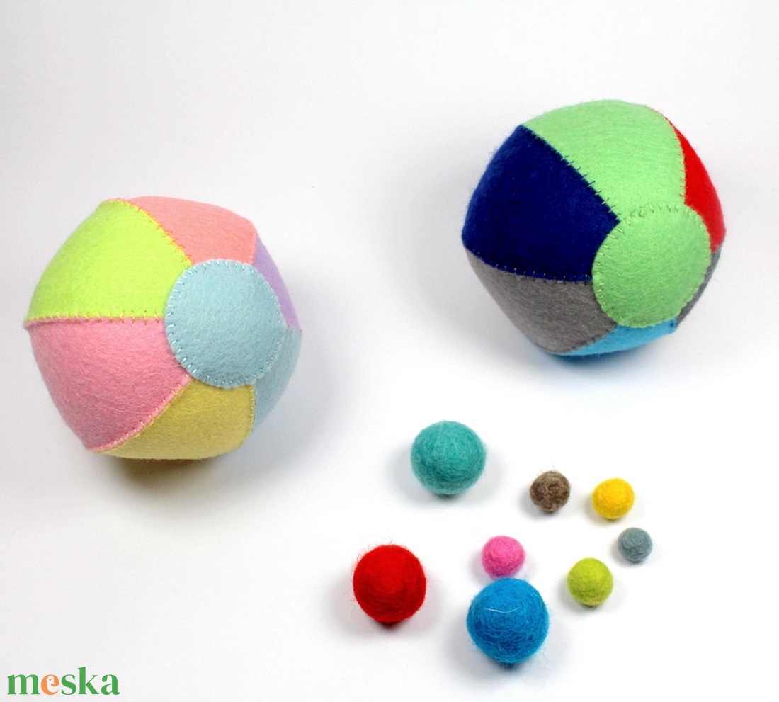Baba Labda, Játek Labda, Filc Labda, Labda - játék & sport - Meska.hu