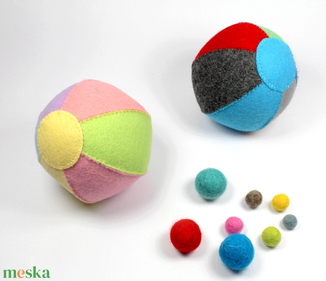 Baba Labda, Játek Labda, Filc Labda, Labda - játék & sport - Meska.hu