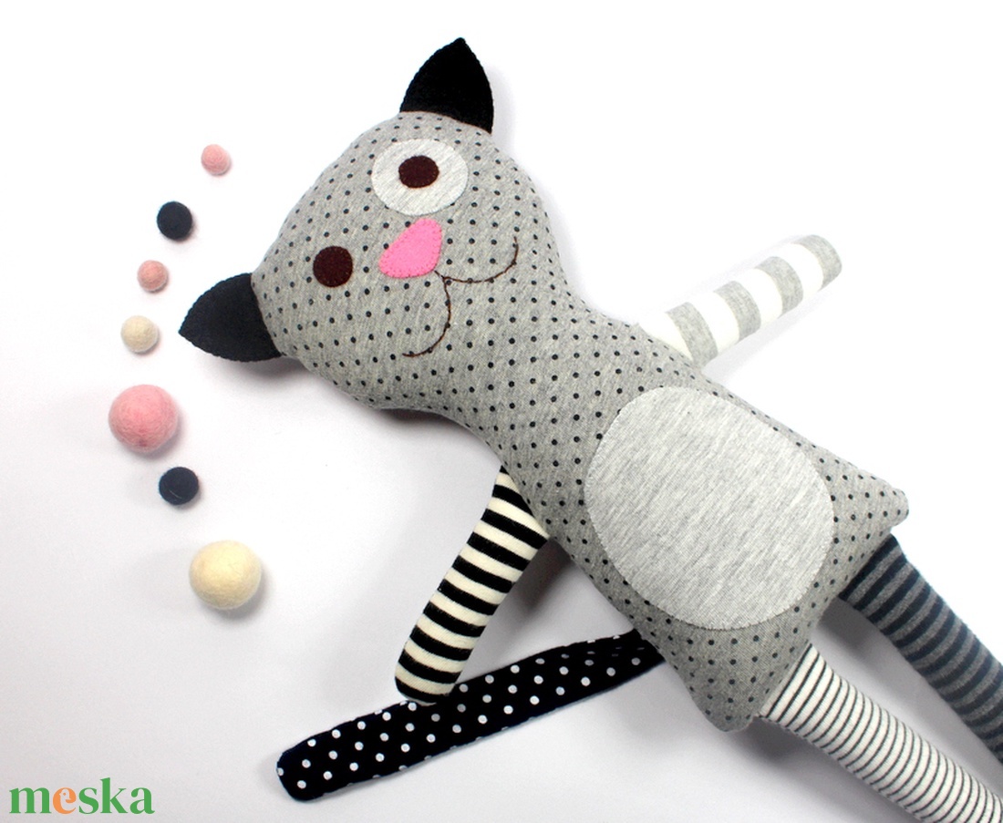 Plüss Cica Baba, Csíkos Cica Baba, Rongybaba, Játékbaba - Félix - játék & sport - plüssállat & játékfigura - maci - Meska.hu Plüss Cica Baba, Csíkos Cica Baba, Rongybaba, Játékbaba - Félix - játék & sport - plüssállat & játékfigura - maci - Meska.hu