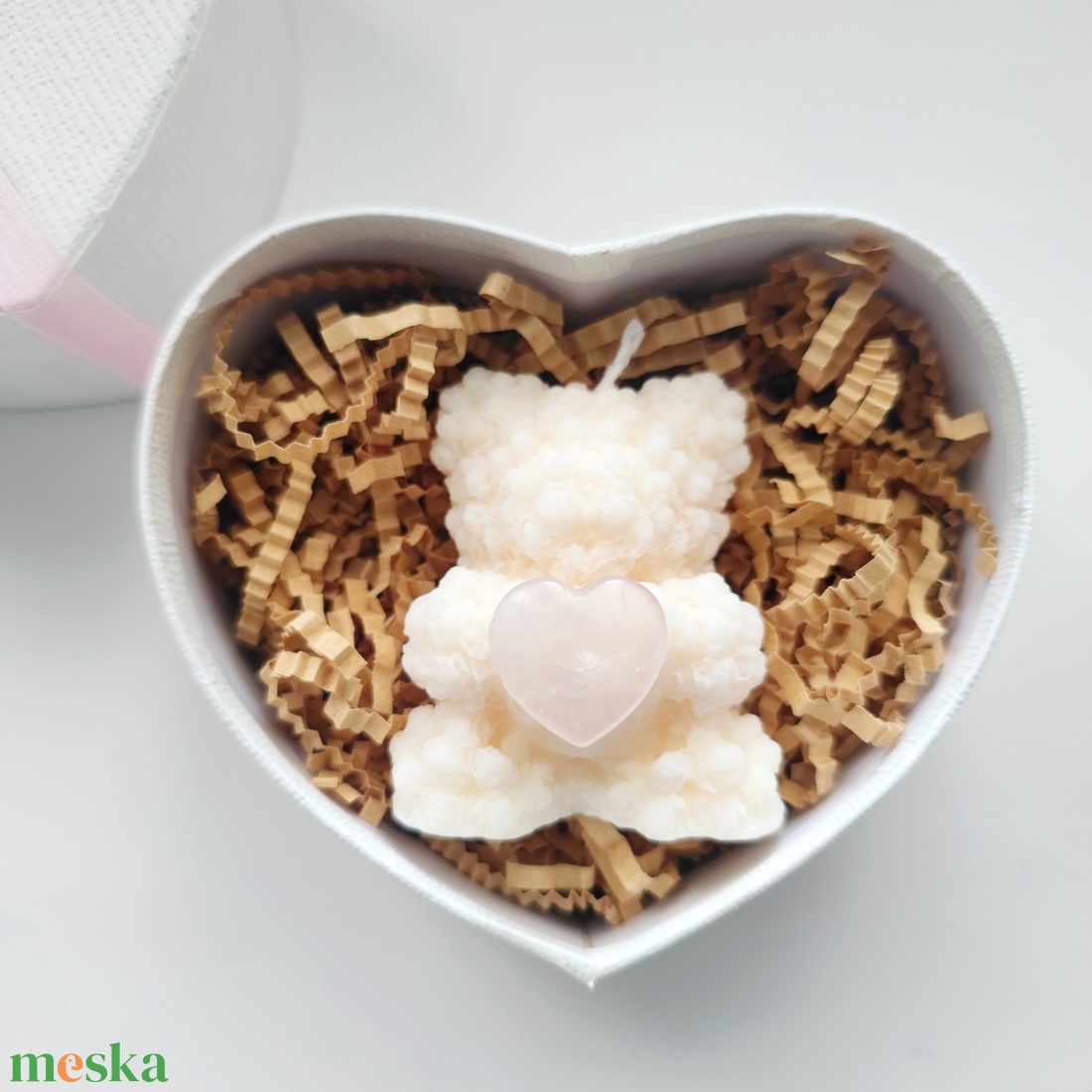 Szív maci szójaviasz gyertya box - rózsakvarc kristállyal - otthon & életmód - gyertya, illat, aroma - aromalámpa - Meska.hu Szív maci szójaviasz gyertya box - rózsakvarc kristállyal - otthon & életmód - gyertya, illat, aroma - aromalámpa - Meska.hu