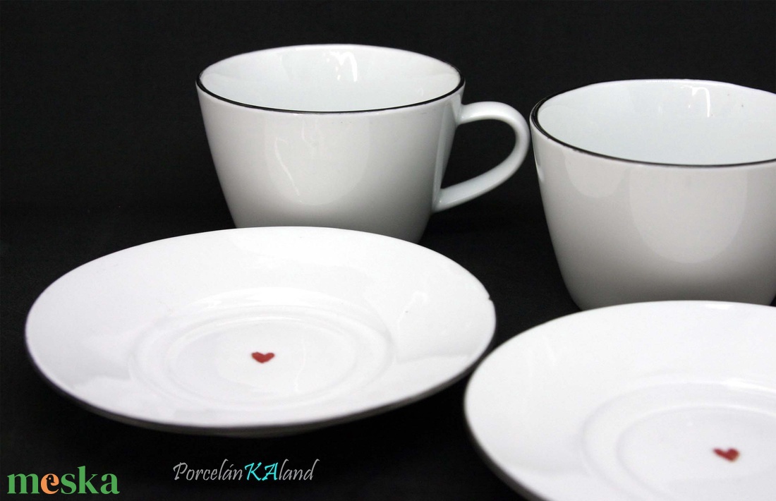 Keresztszülő-felkérő kávéscsésze pár - otthon & életmód - konyhafelszerelés, tálalás - tálalás - tányér & étkészlet - Meska.hu