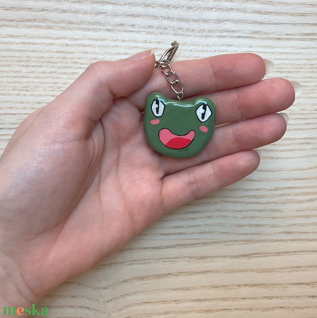 Békás kulcstartó - táska & tok - kulcstartó & táskadísz - táskadísz - Meska.hu