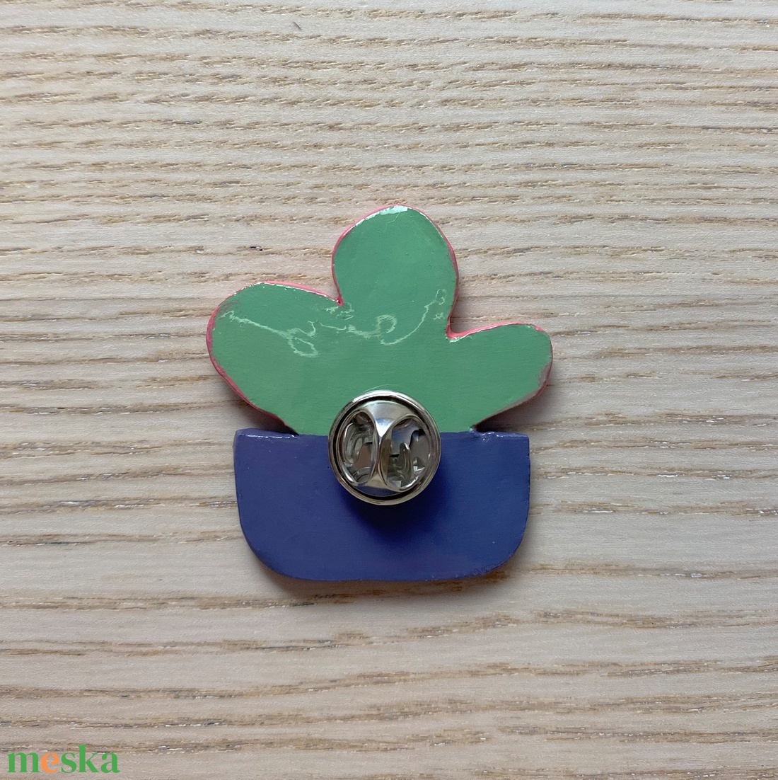 Növényes kitűző  - ékszer - kitűző és bross - Meska.hu