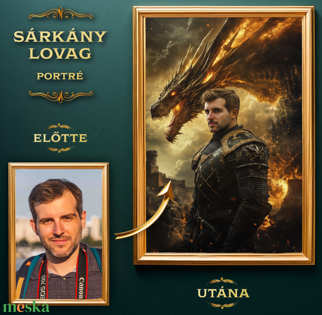 Sárkánylovag Portré a Fotódból (no.1), Ajándék Férfiaknak - művészet - grafika & illusztráció - digitális - Meska.hu Sárkánylovag Portré a Fotódból (no.1), Ajándék Férfiaknak - művészet - grafika & illusztráció - digitális - Meska.hu