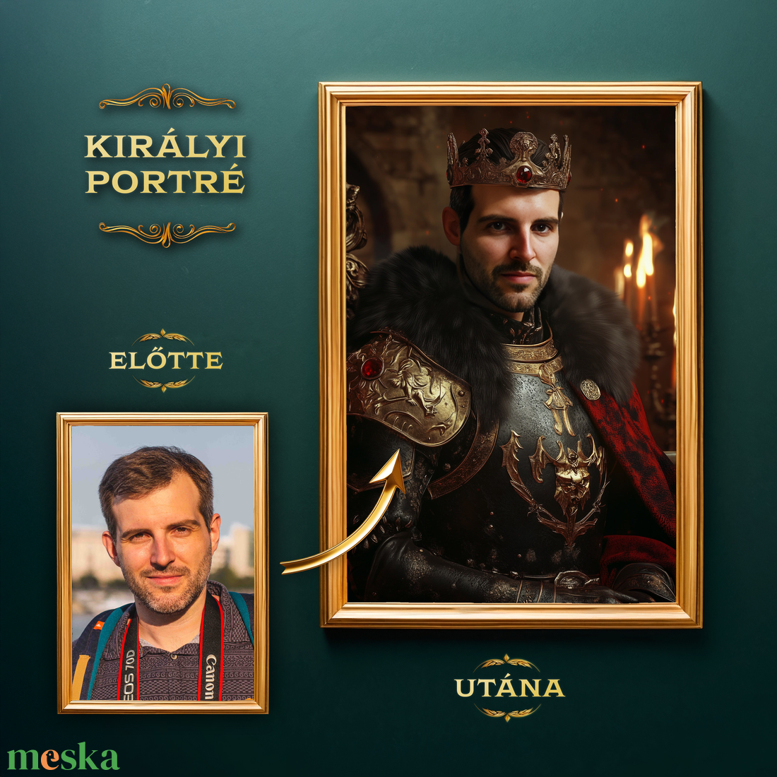 Királyi Portré a Fotódból (no.3) - művészet - grafika & illusztráció - digitális - Meska.hu