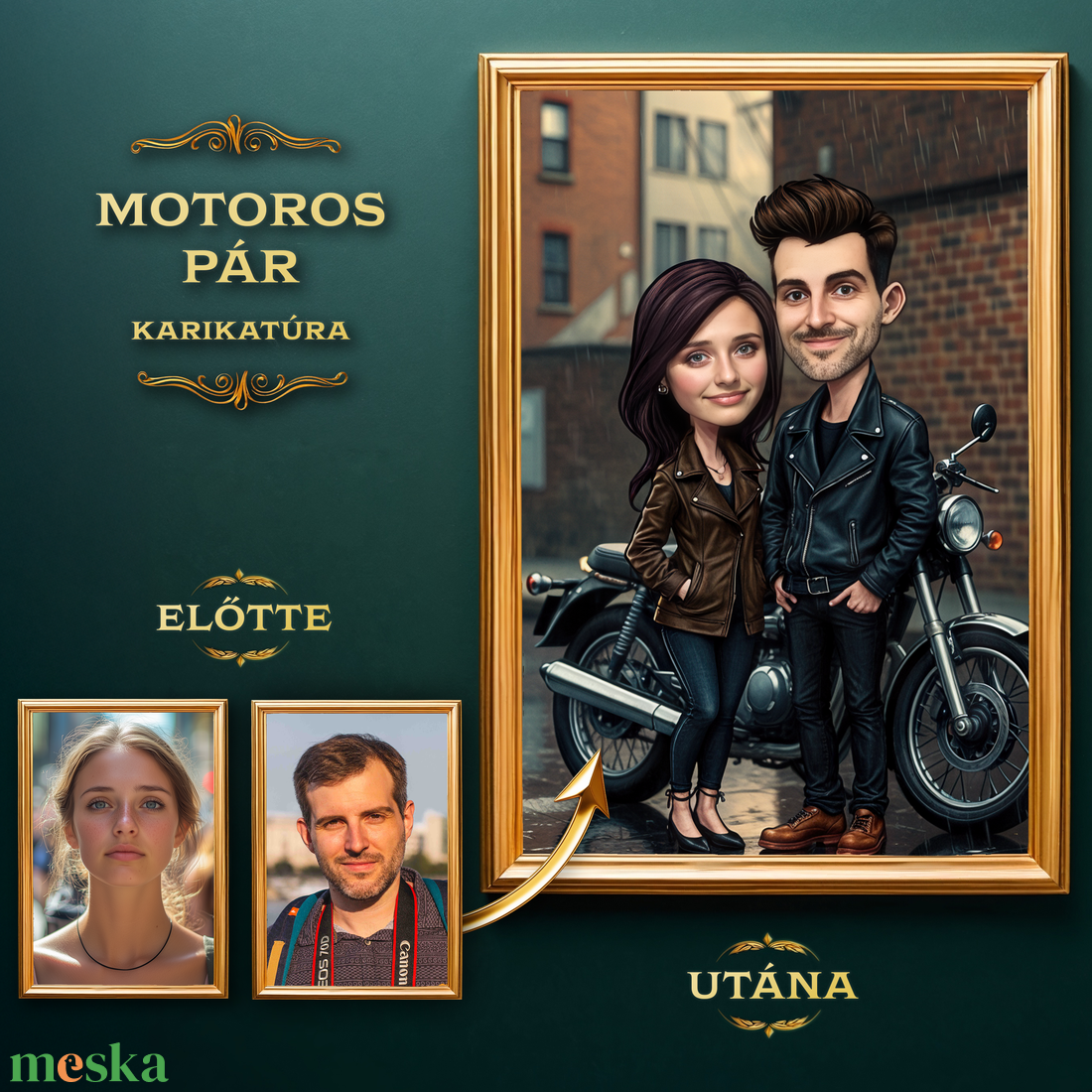 Motoros Pár Karikatúra a Fotódból (no.1) - művészet - grafika & illusztráció - digitális - Meska.hu Motoros Pár Karikatúra a Fotódból (no.1) - művészet - grafika & illusztráció - digitális - Meska.hu
