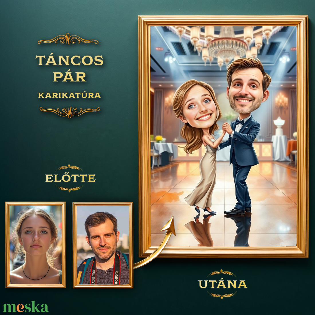 Táncos Pár Karikatúra a Fotódból (no.1) - művészet - grafika & illusztráció - digitális - Meska.hu Táncos Pár Karikatúra a Fotódból (no.1) - művészet - grafika & illusztráció - digitális - Meska.hu