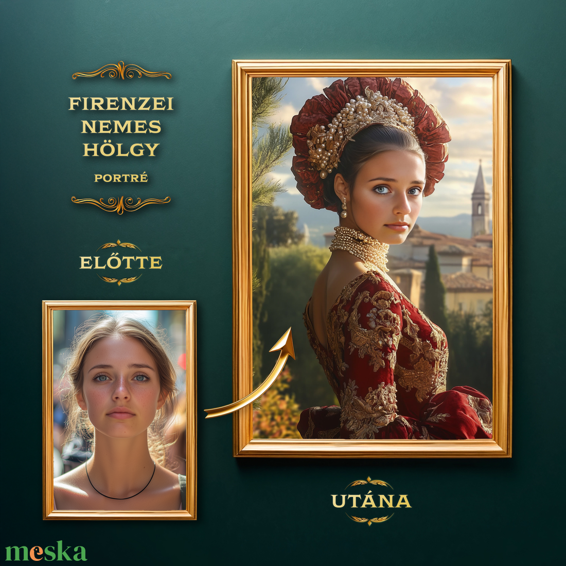 Személyre szabott reneszánsz stílusú portré, alakítsd át a fotódat elegáns firenzei műremekké - művészet - grafika & illusztráció - digitális - Meska.hu Személyre szabott reneszánsz stílusú portré, alakítsd át a fotódat elegáns firenzei műremekké - művészet - grafika & illusztráció - digitális - Meska.hu