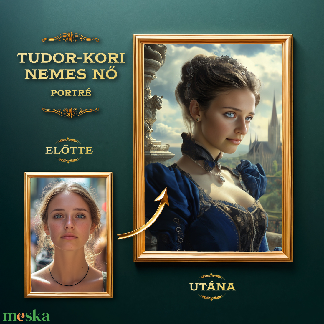 Egyedi Tudor korabeli nemes női portré: Alakítsd át a fényképedet királyi reneszánsz műalkotássá - művészet - grafika & illusztráció - digitális - Meska.hu Egyedi Tudor korabeli nemes női portré: Alakítsd át a fényképedet királyi reneszánsz műalkotássá - művészet - grafika & illusztráció - digitális - Meska.hu